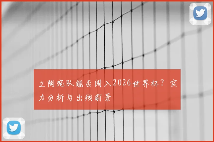 立陶宛队能否闯入2026世界杯？实力分析与出线前景